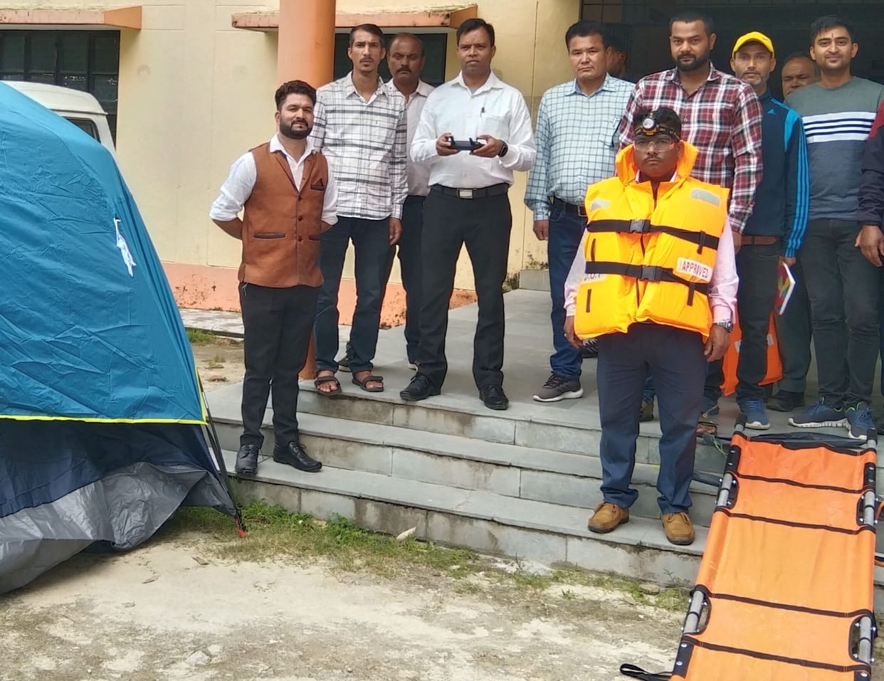 Drone will be monitored in the disaster affected area