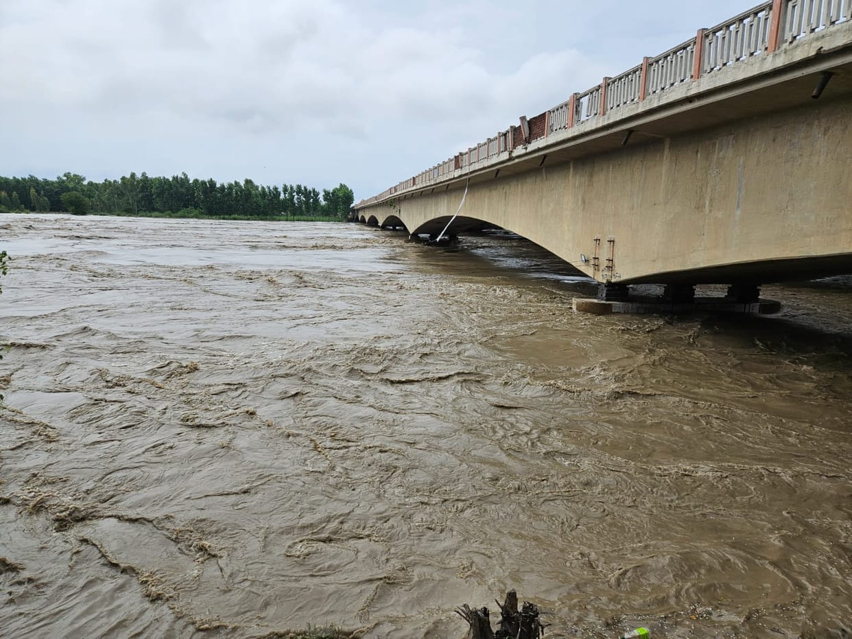 Yamuna is flowing 75 cm above the danger mark