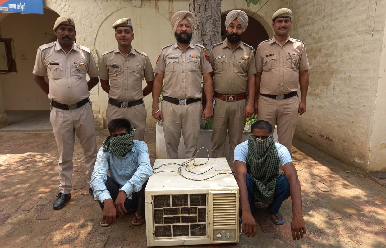 AC theft case in CHC Odhan, 2 arrested including accused and scrap