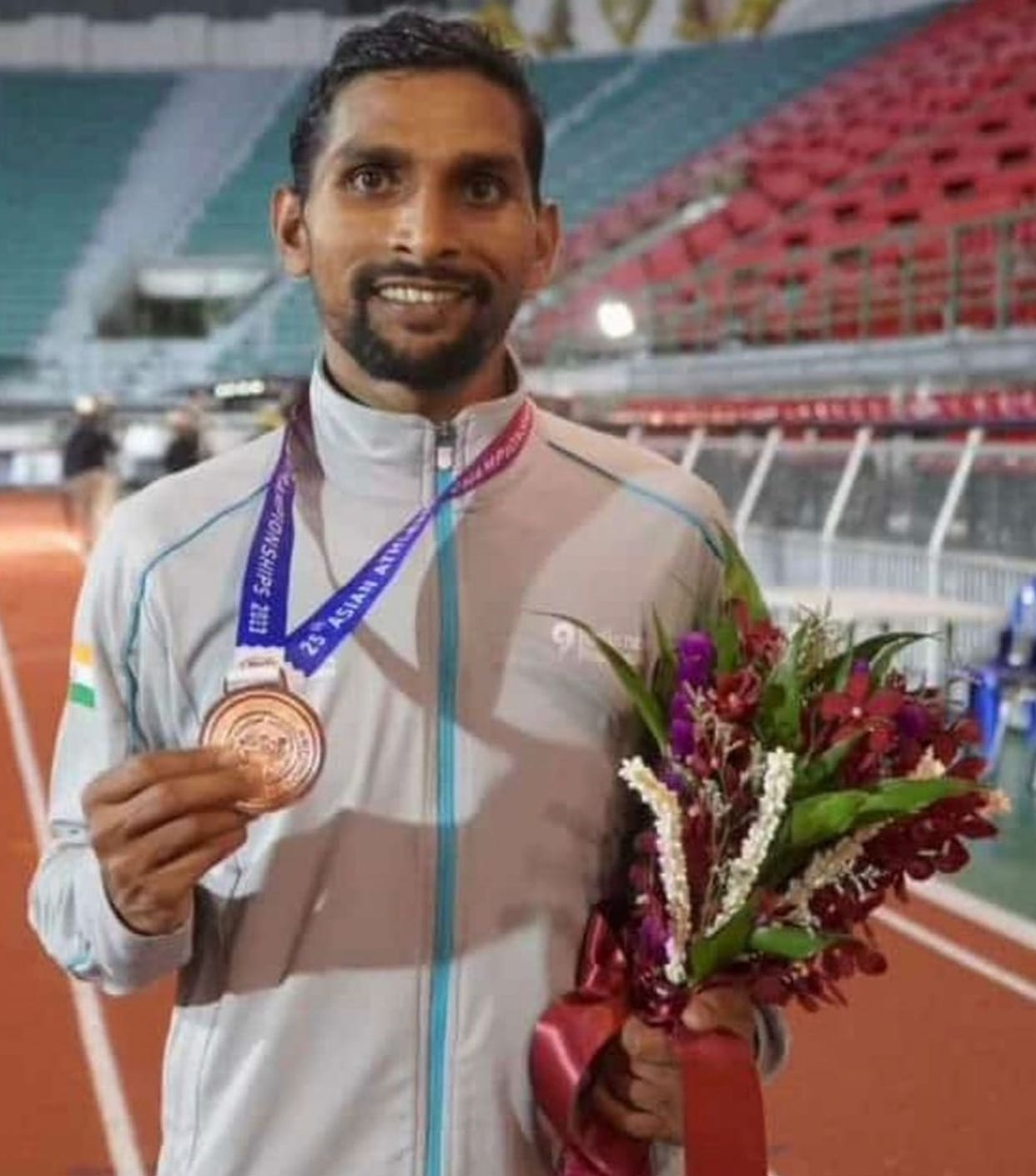 Abhishek Pal won bronze in Asian Athletics