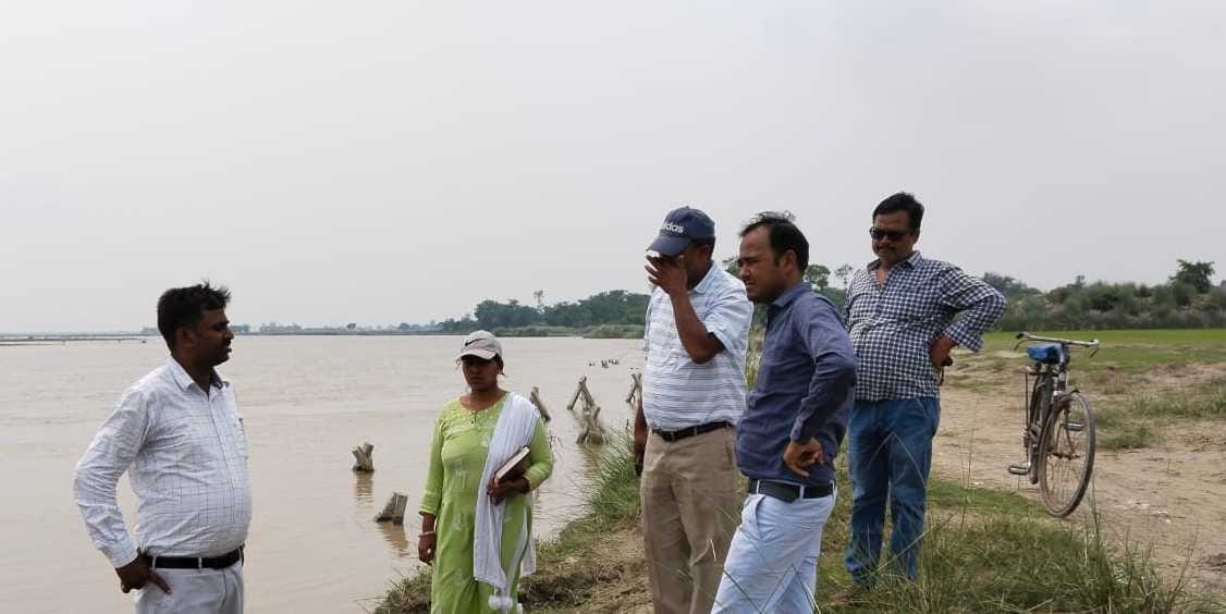 Ghaghra river started putting pressure on MBD dam