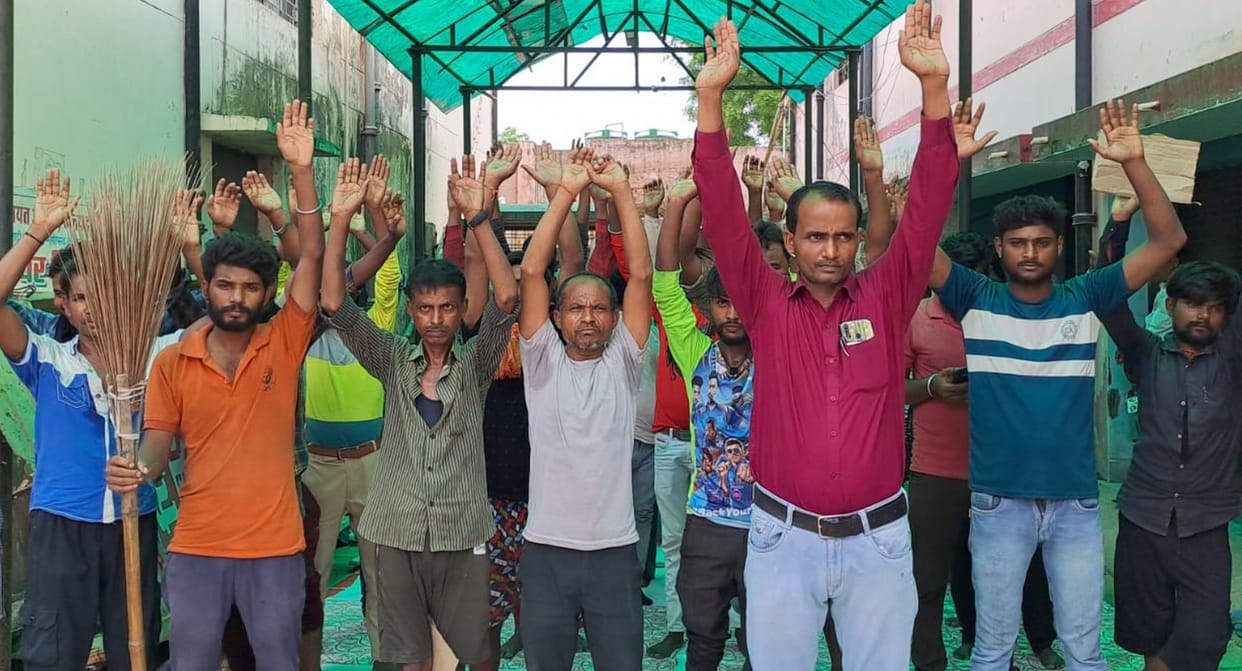 Chairman candidate's husband thrashed Safai Nayak, protest