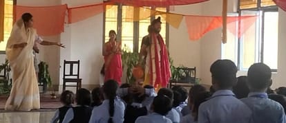 The audience was moved by the staging of Bharat Milap