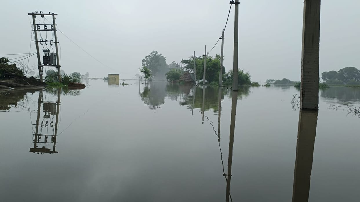 Yamuna's water level decreased, there may be shortage of food grains in Jajal Tonki