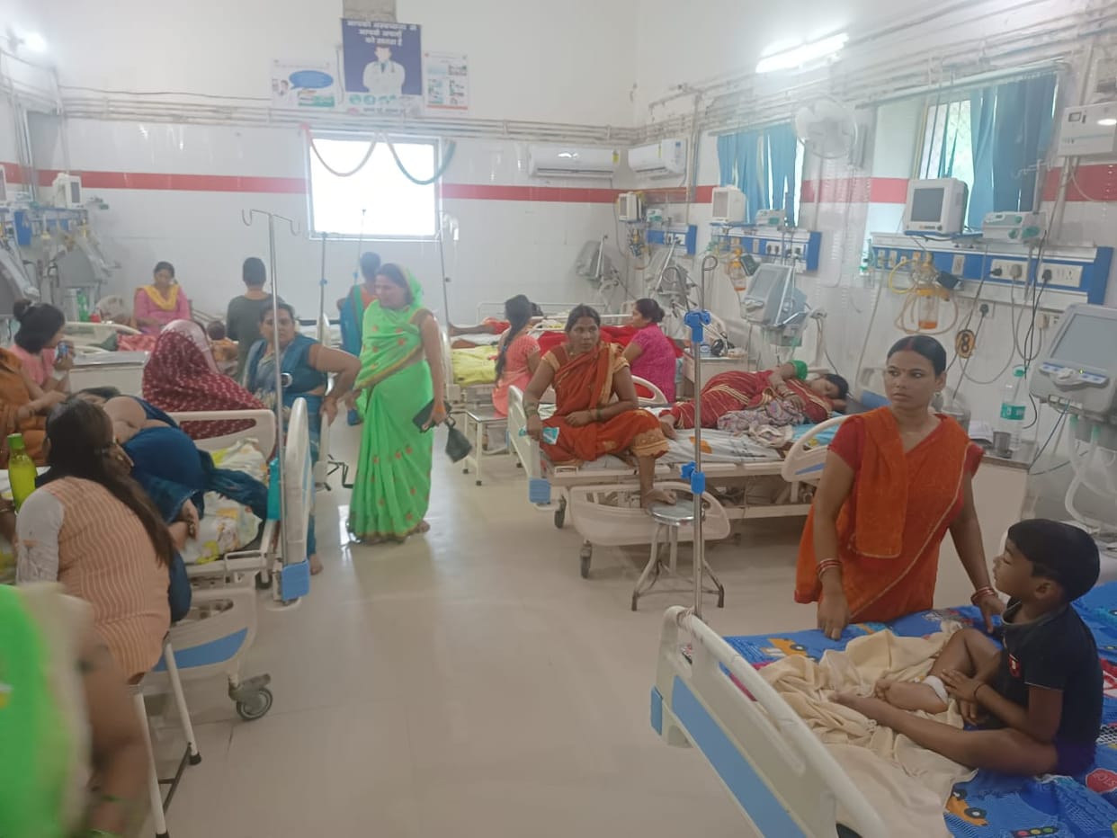 More patients reaching fever, vomiting-diarrhea, cold-cough