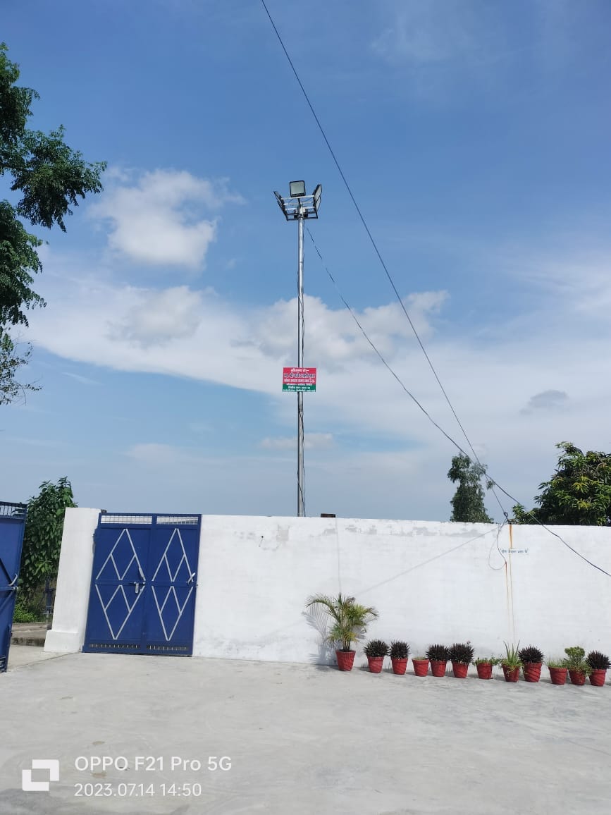 The lights installed in the area in the name of the MP of another area became the subject of discussion