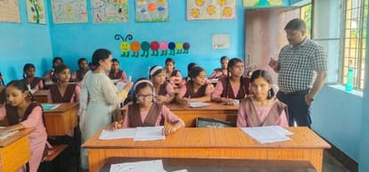 Quality tested by conducting examination of girl students of Kasturba Gandhi Vidyalaya