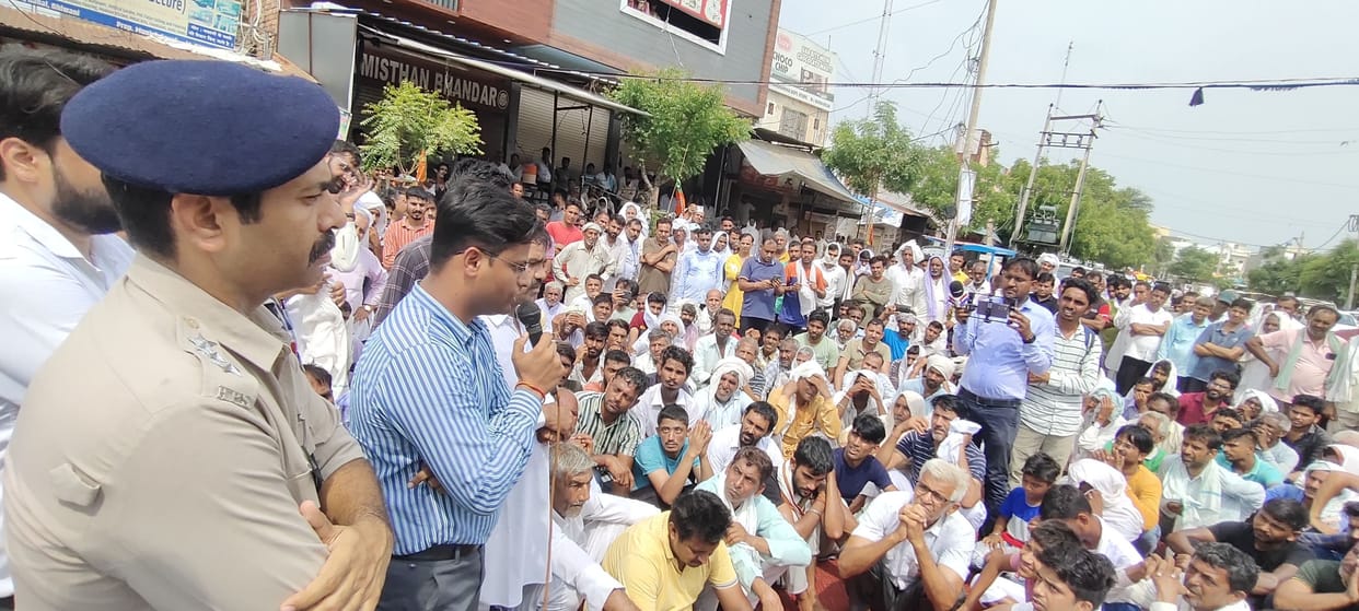The strike ended after 23 hours on the promise of the officers, Krishna's dead body was cremated