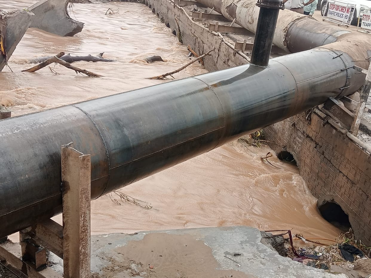 Drinking water supply restored in Manimajra after five days, people got relief