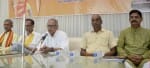 बीएचपी की प्रांतीय बैठक में बोलते बीएचपी के केंद्रीय सयुक्त मंत्री कोटेश्वर जी।