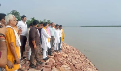 Union Minister of State visited the flood affected area