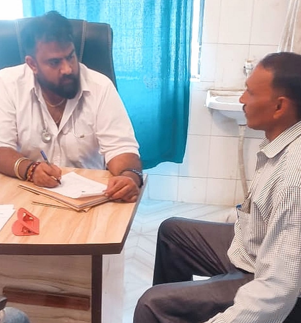 Increased fever and skin patients in the rainy season