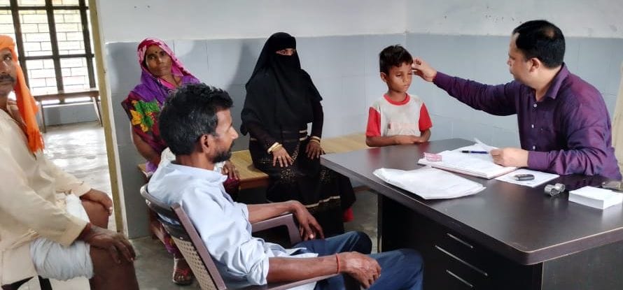 Patients of skin disease increased in the changing season, given medicines and counseling