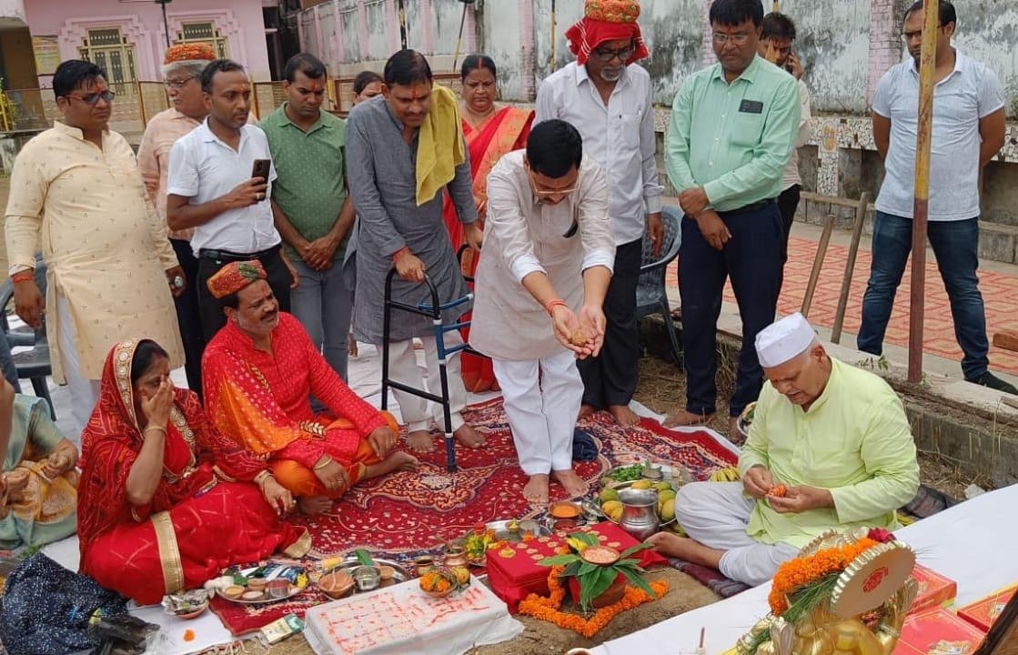 Bhoomi Poojan done for the construction of Shri Shyam Temple