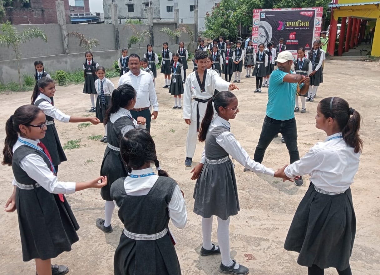 Girls can protect themselves by learning Taekwondo