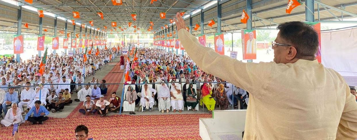This time also the people of Haryana will feed lotus on 10 seats: Omprakash Dhankhar