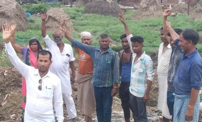 Land mafia wants to grab the land registered in the farm and pond