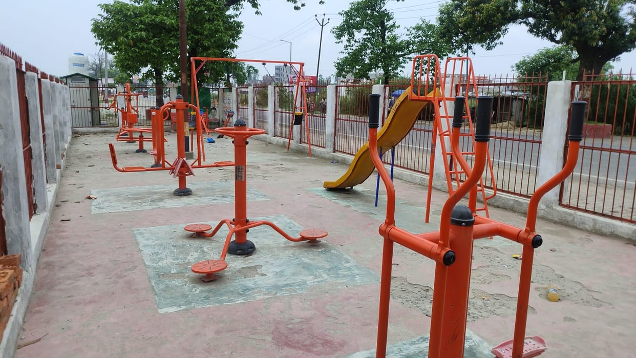 15 lakh open gym, gathering dust