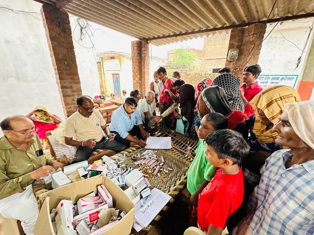 Health department team deployed in flood affected villages