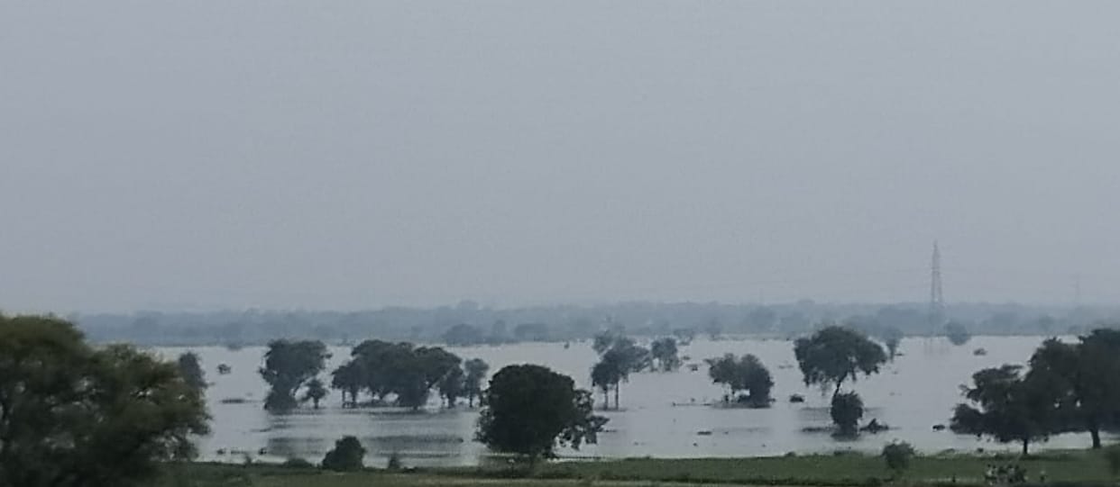 Flood threat looming over Midhavali