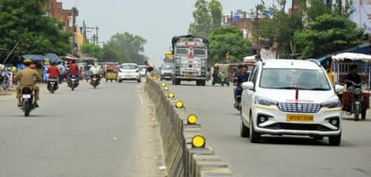 Route diversion removed from Bareilly-Mathura highway, traffic started