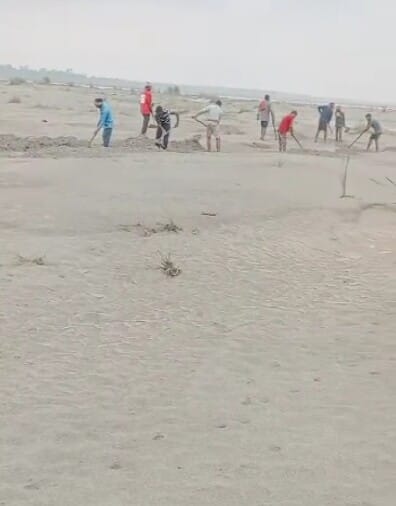 Alert in the coastal villages of Sharda, Lekhpal is monitoring