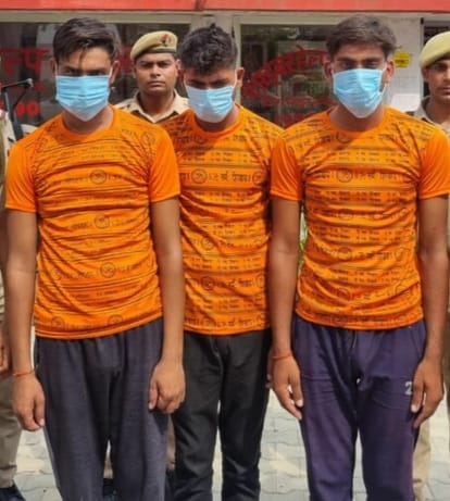 Three arrested for looting in the guise of Kanwariyas