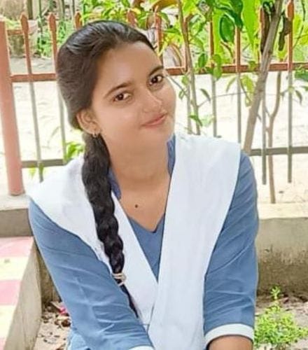Girl student died in road accident