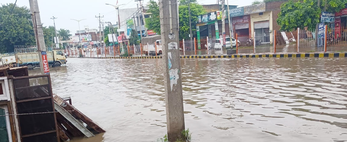 47 mm of rain in Tohana, water accumulated on the roads
