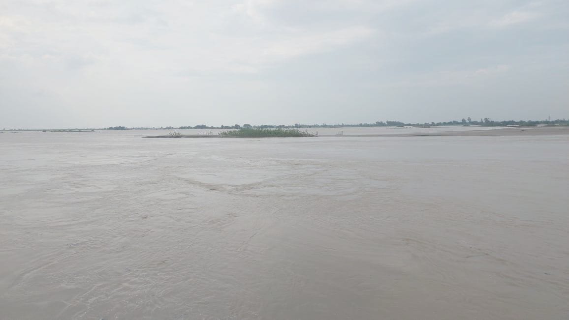 Saryu's water level increased again