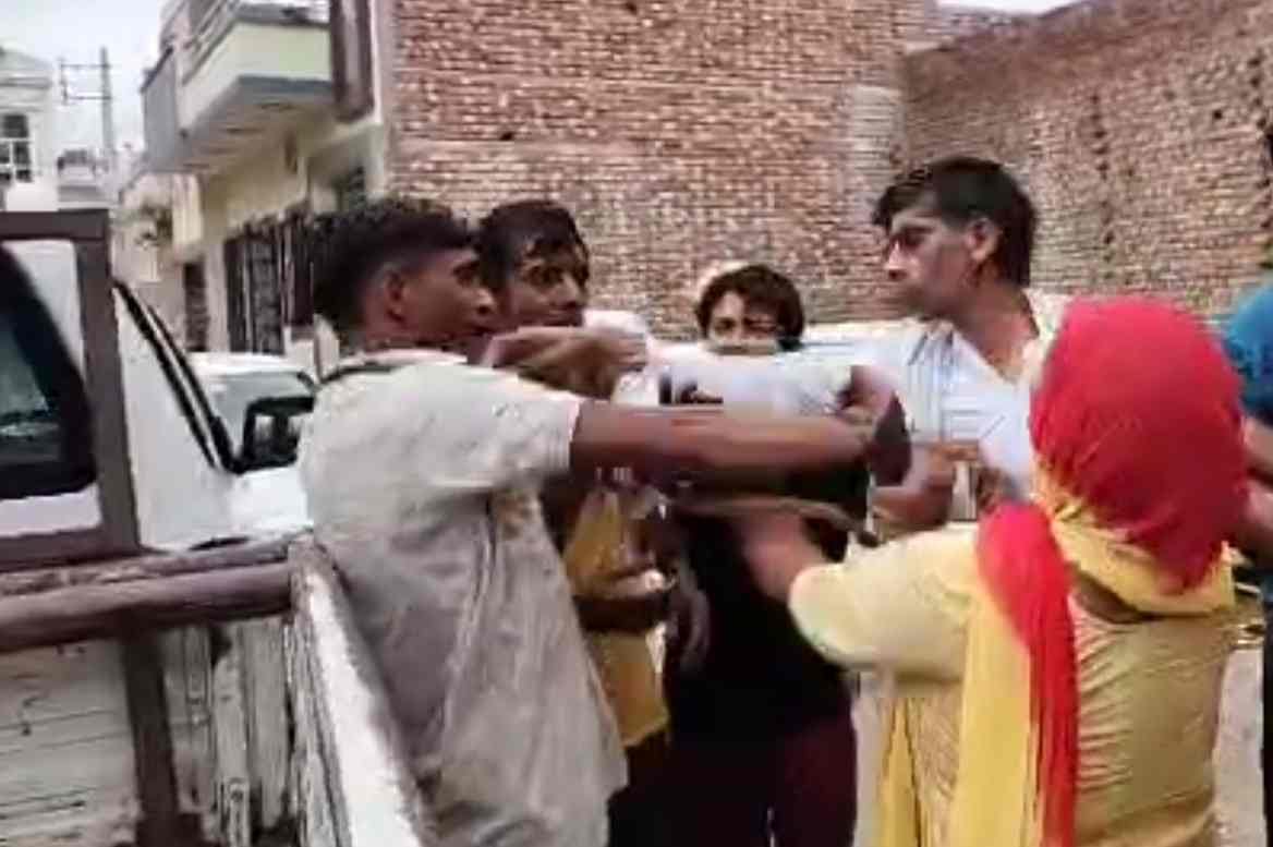 Cattleman first hit the corporation's vehicle and then slapped the policeman