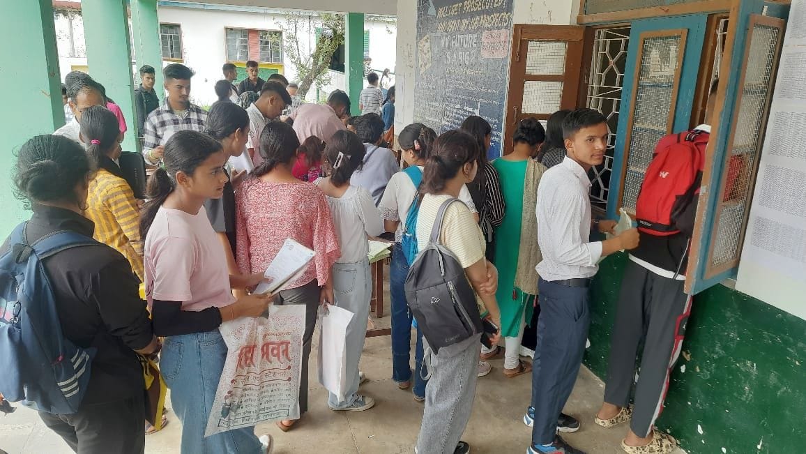 124 students took admission in BSC in campus in two days