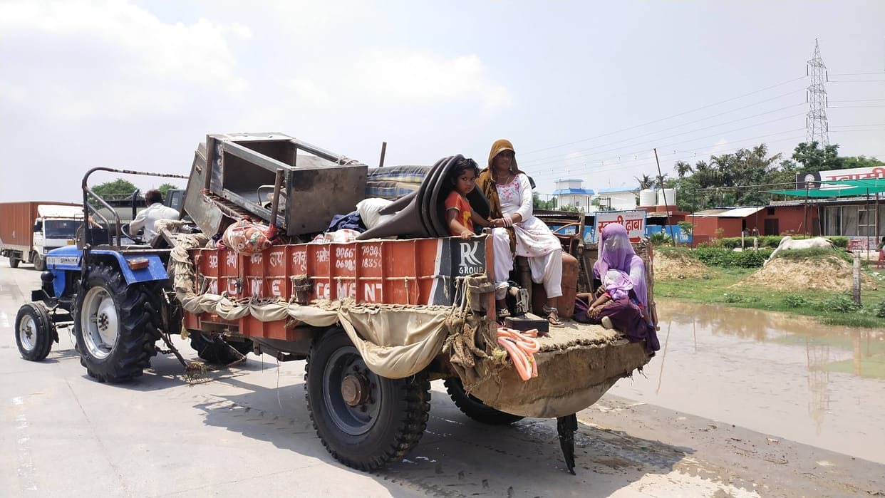 The pain of devastation is visible in the eyes of people staying in relief camps