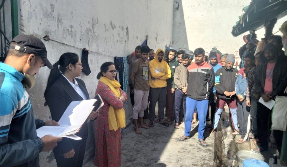 inspected the judicial prison