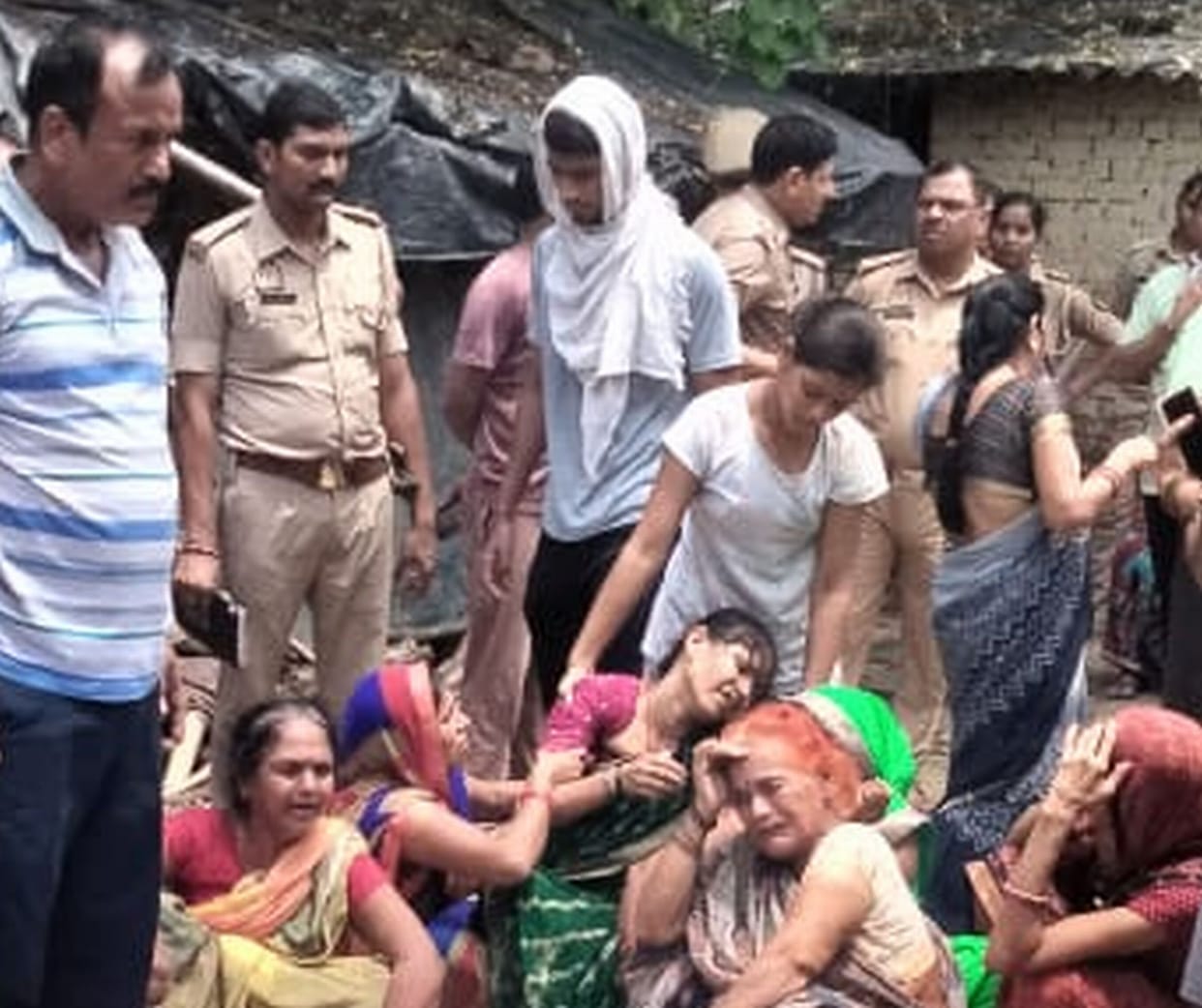Relatives agreed only after the assurance of arrest