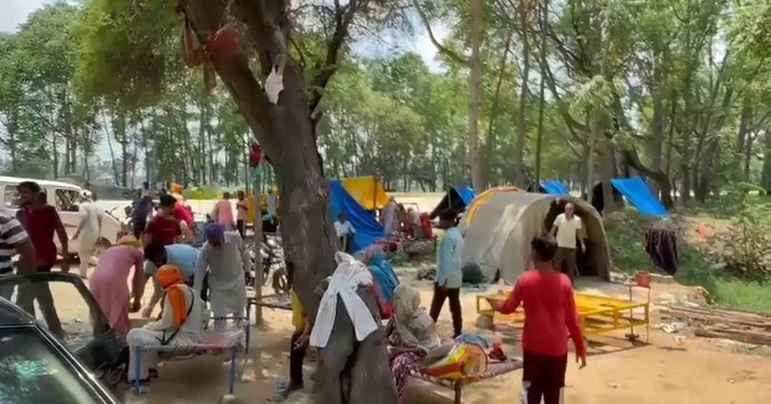 Punjab families took shelter in Haryana due to floods