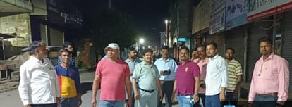 Officers patrolling in the middle of the night, saw power lines