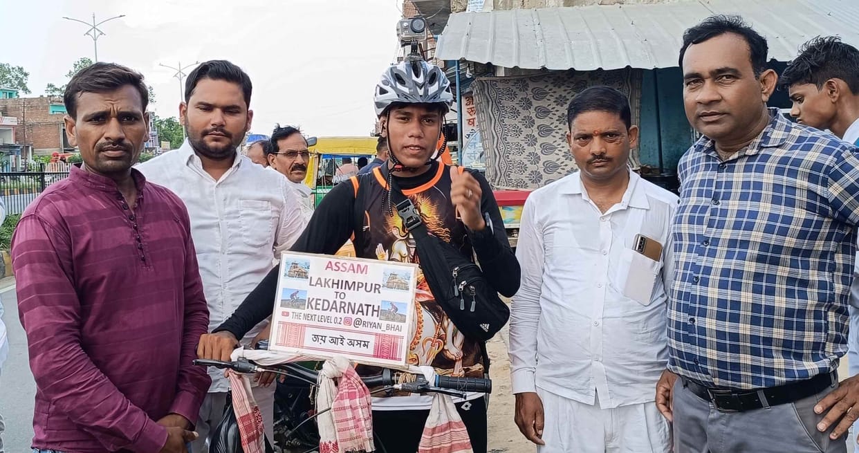 cycle rider welcommed