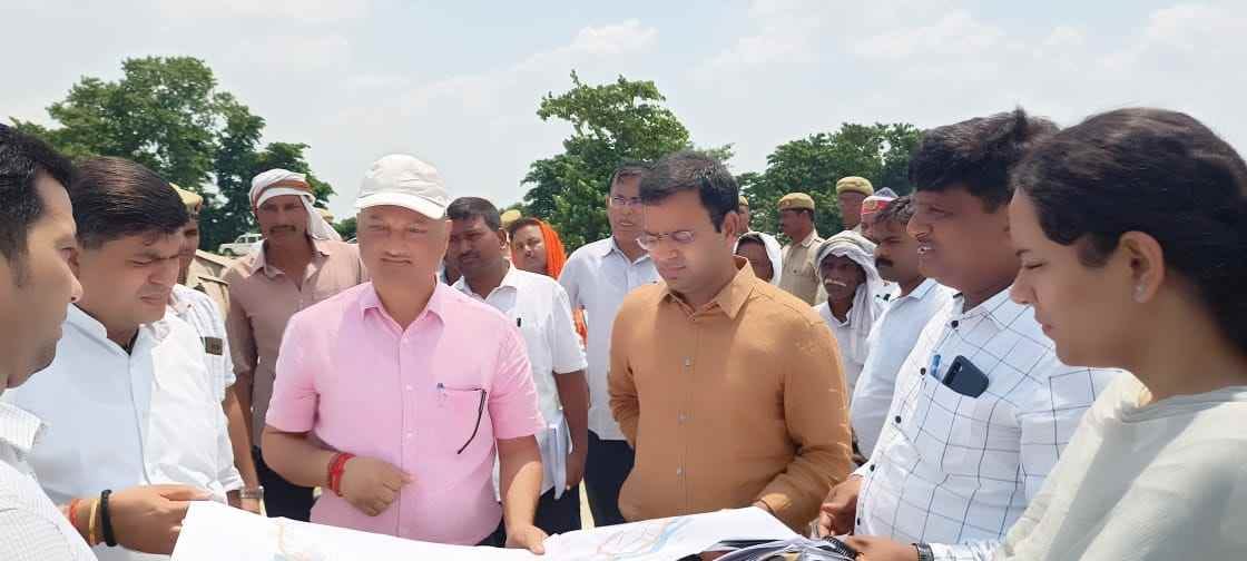 comissioner inspected dam
