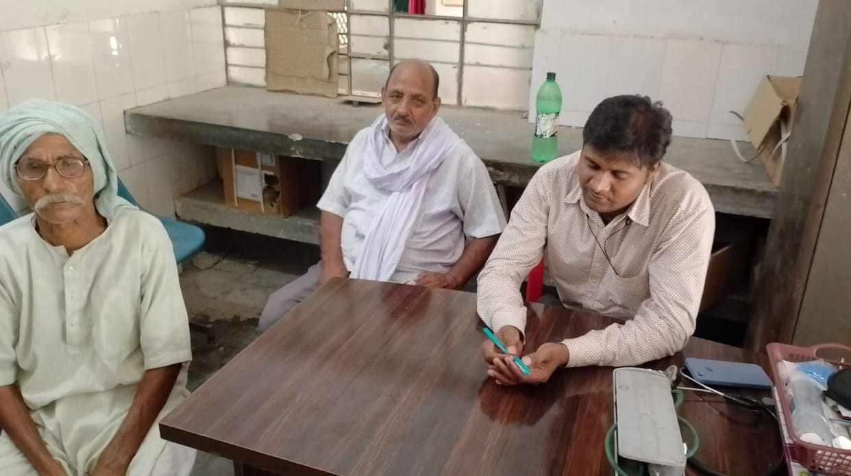 lab technician treated