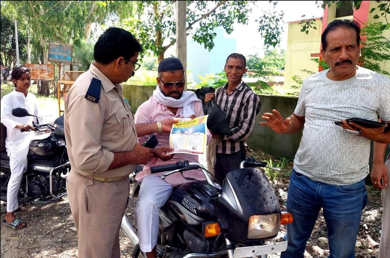 Challans of 74 drivers for not following traffic rules