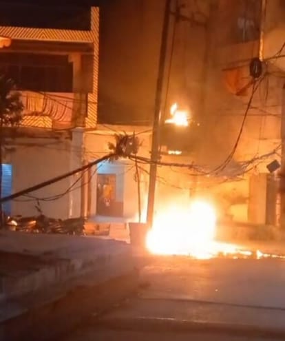 400 houses lost power due to blowing of three transformers