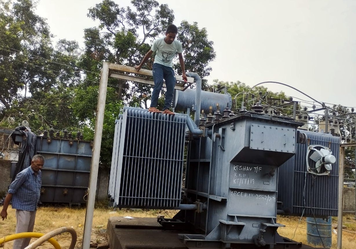 There was no electricity in Gola overnight, the townspeople lamented