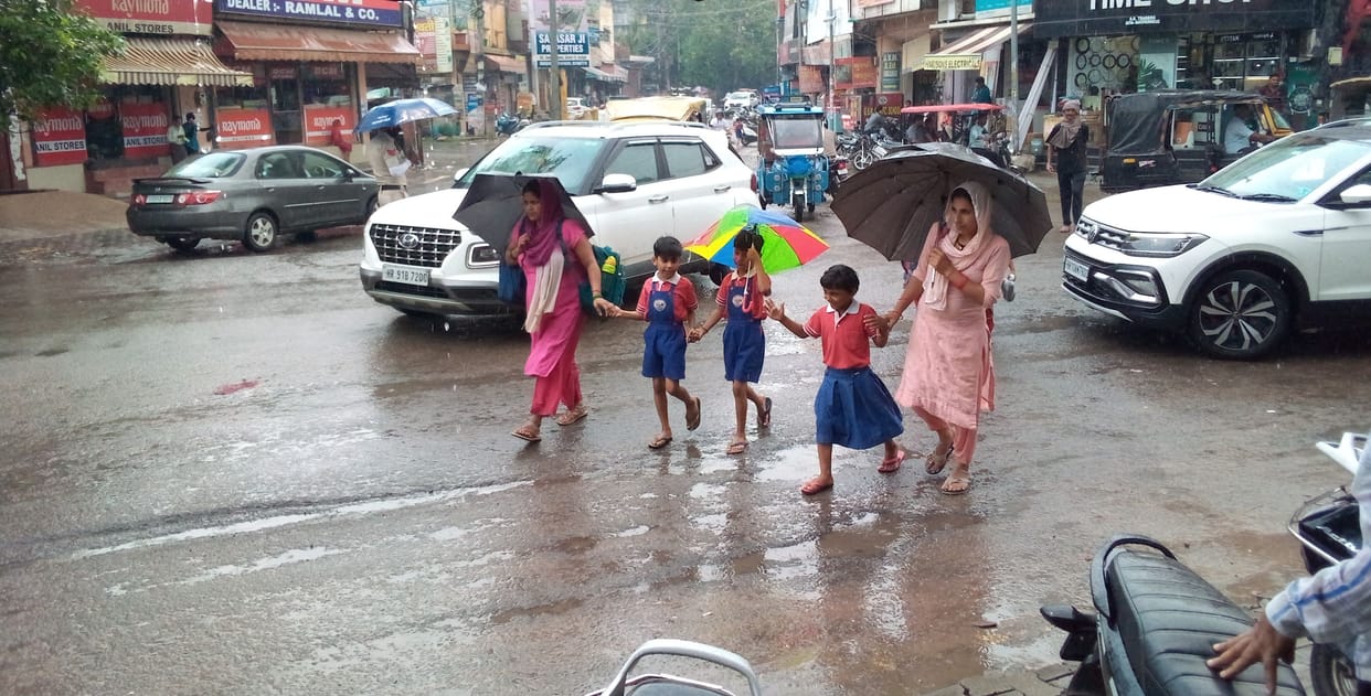 Brief relief from the rain, the humidity increased the trouble