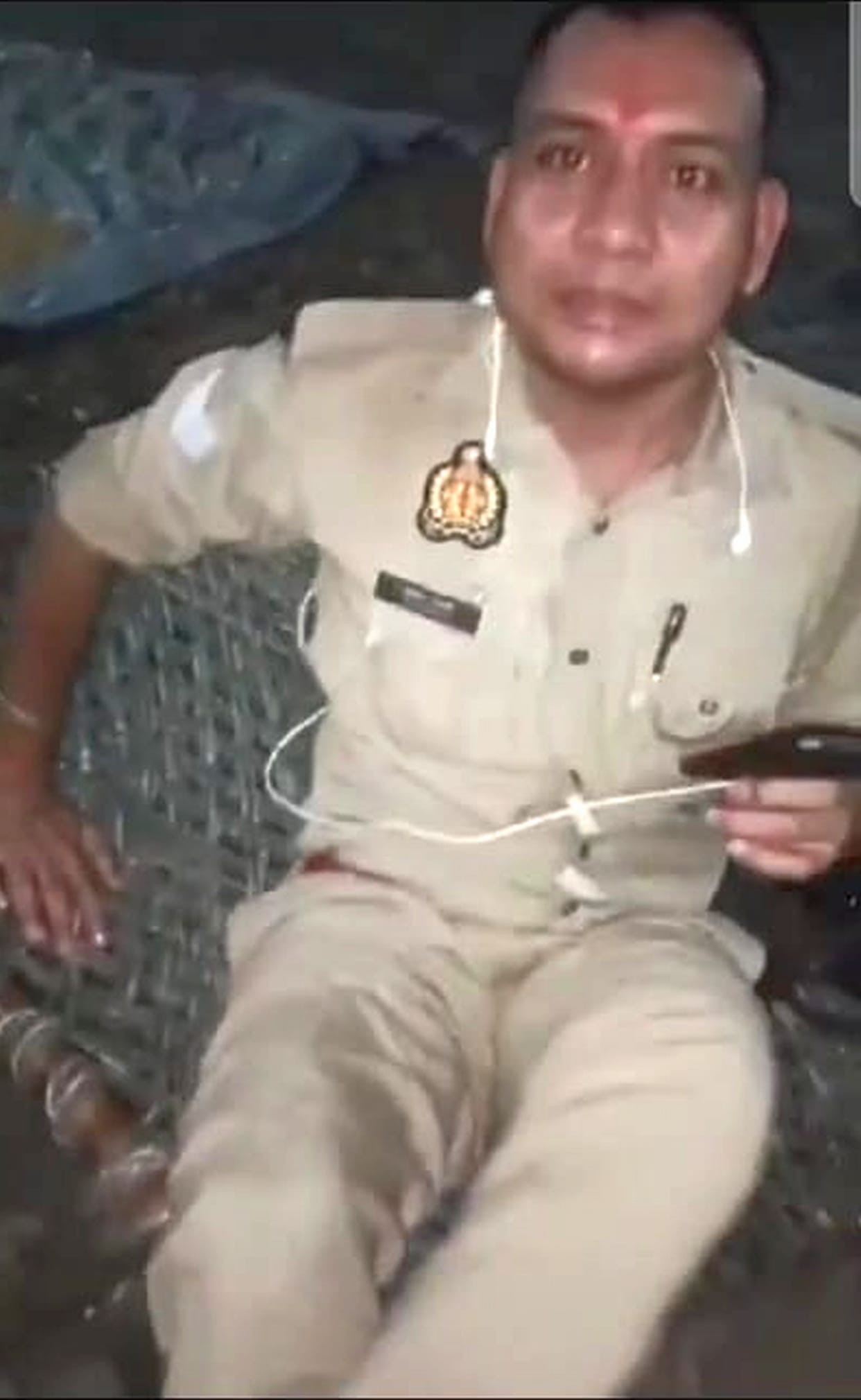 Constable was doing kanwar duty after drinking alcohol in Usawan, video viral