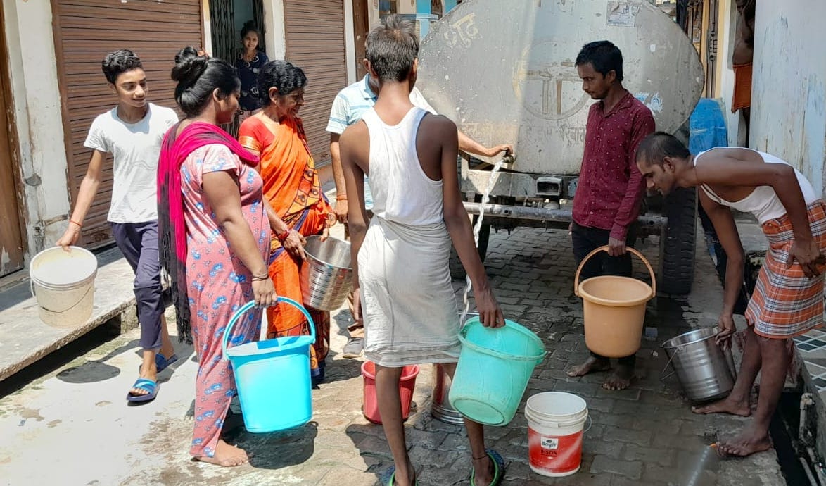 Drinking water: hundreds of families with the help of a tanker