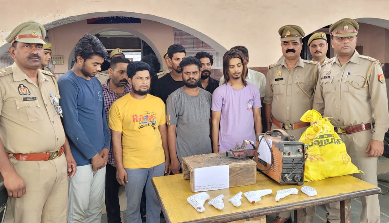 The pistol factory was running in a closed brick kiln, nine arrested