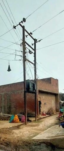 Dilapidated high-tension lines from the city to the countryside became a problem