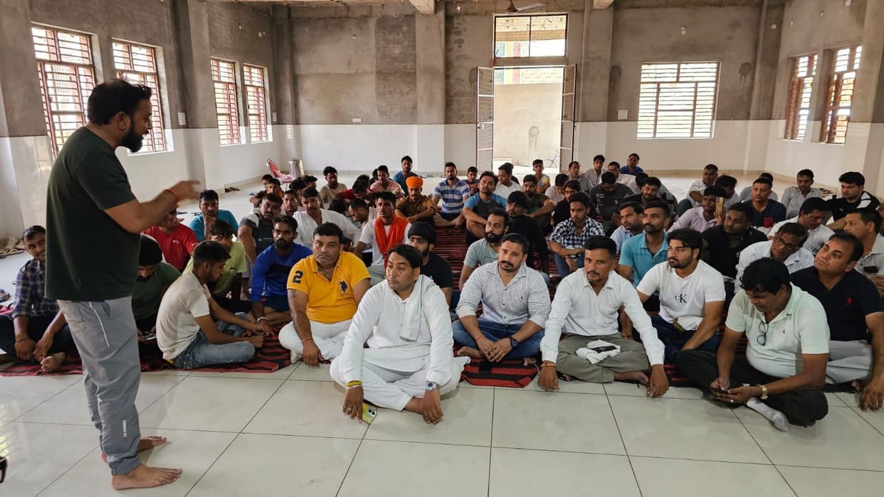 The people of Rajput society demanded the resignation of the education minister.