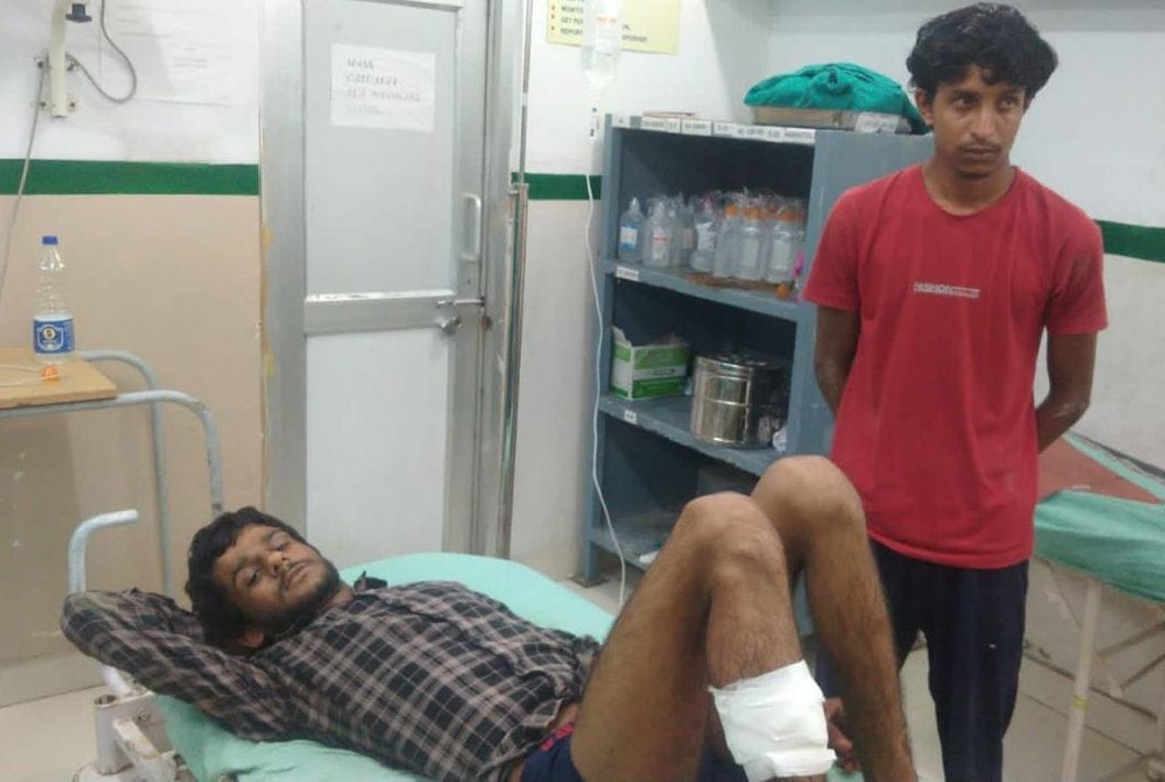 Bullet in the leg of the main accused of firing on the businessman in the encounter
